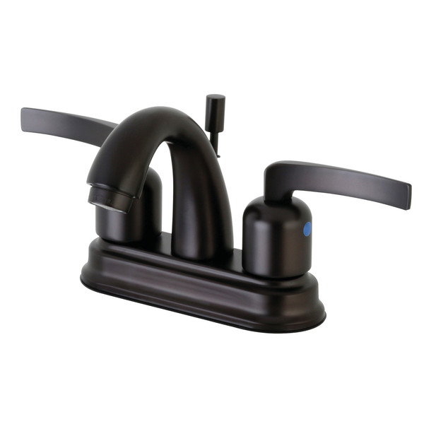 Kingston FB5615EFL 4-Inch Centerset Bathroom Faucet with Retail Pop-Up FB5615EFL